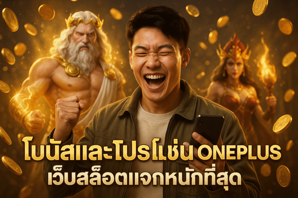 โบนัสและโปรโมชั่น ONEPLUS เว็บสล็อตแจกหนักที่สุด