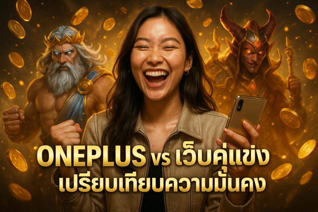 ONEPLUS vs เว็บคู่แข่ง เปรียบเทียบความมั่นคง