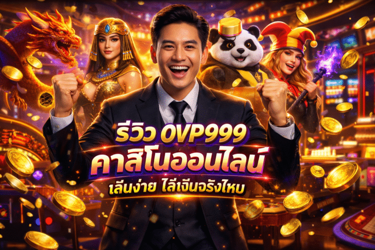 รีวิว OVP999 คาสิโนออนไลน์ เล่นง่าย ได้เงินจริงไหม