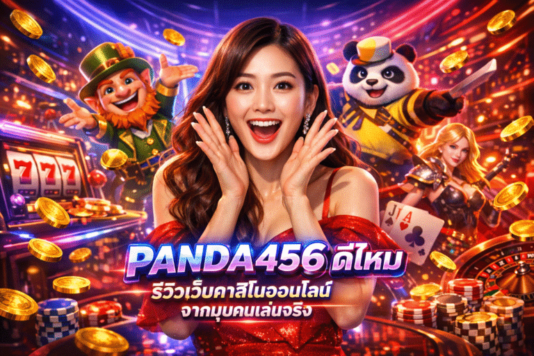 PANDA456 ดีไหม รีวิวเว็บคาสิโนออนไลน์ จากมุมคนเล่นจริง