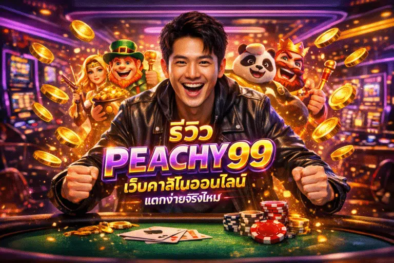 รีวิว PEACHY99 เว็บคาสิโนออนไลน์ แตกง่ายจริงไหม