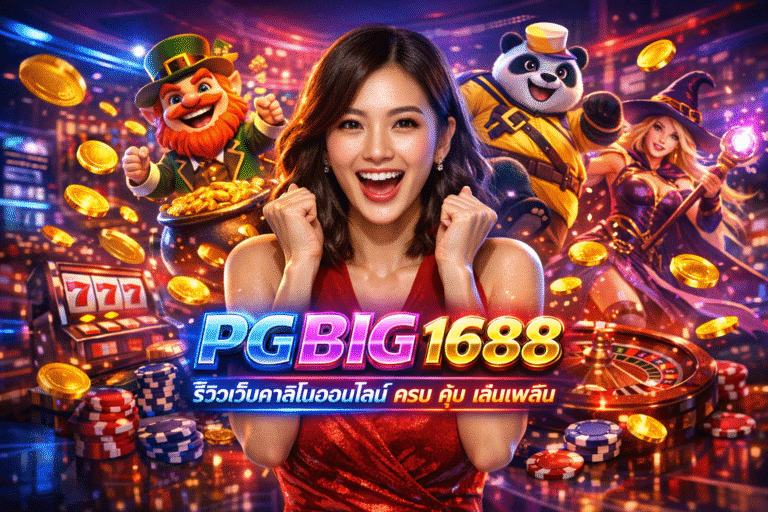 PGBIG1688 รีวิวเว็บคาสิโนออนไลน์ ครบ คุ้ม เล่นเพลิน